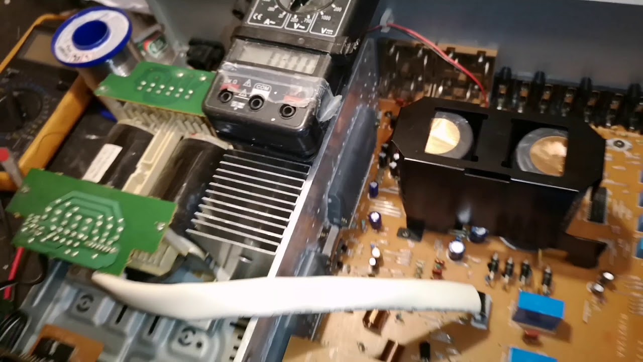 Technics SU-A808 audio Amp Dyno - YouTube