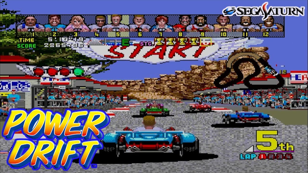 SS SEGA AGES パワードリフト / Sega Ages Power Drift - Course E