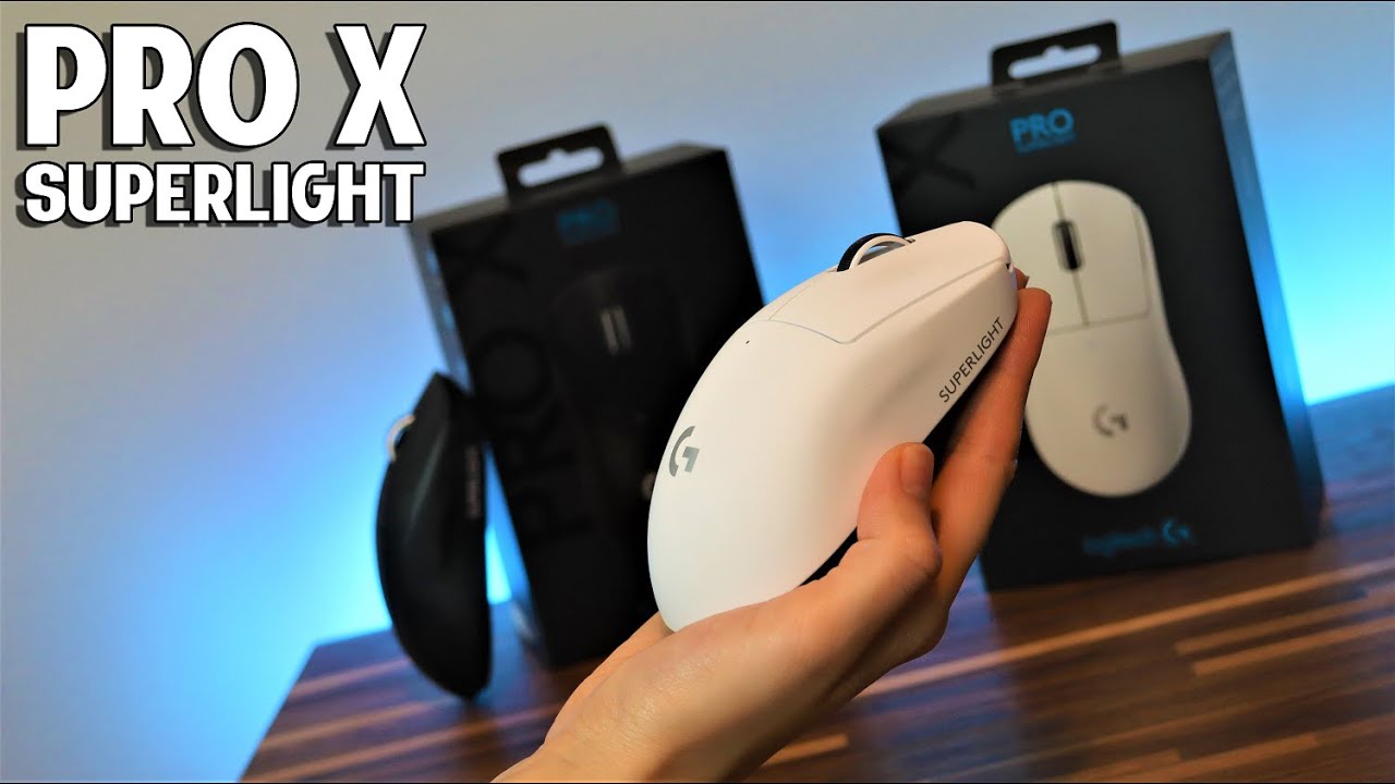 Logitech Pro X SUPERLIGHT 63g wireless gaming mouse - YouTube