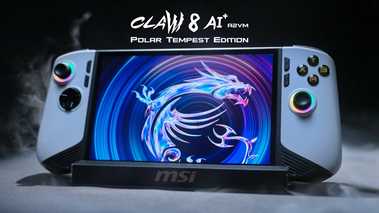 MSI HandHeld CLAW 8 AI+ A2VM Polar Tempest Edition 8