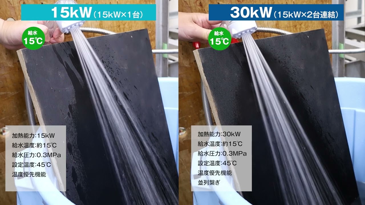電気瞬間湯沸器EIWX3150A0はシャワーで使えますか？｜日本イトミック