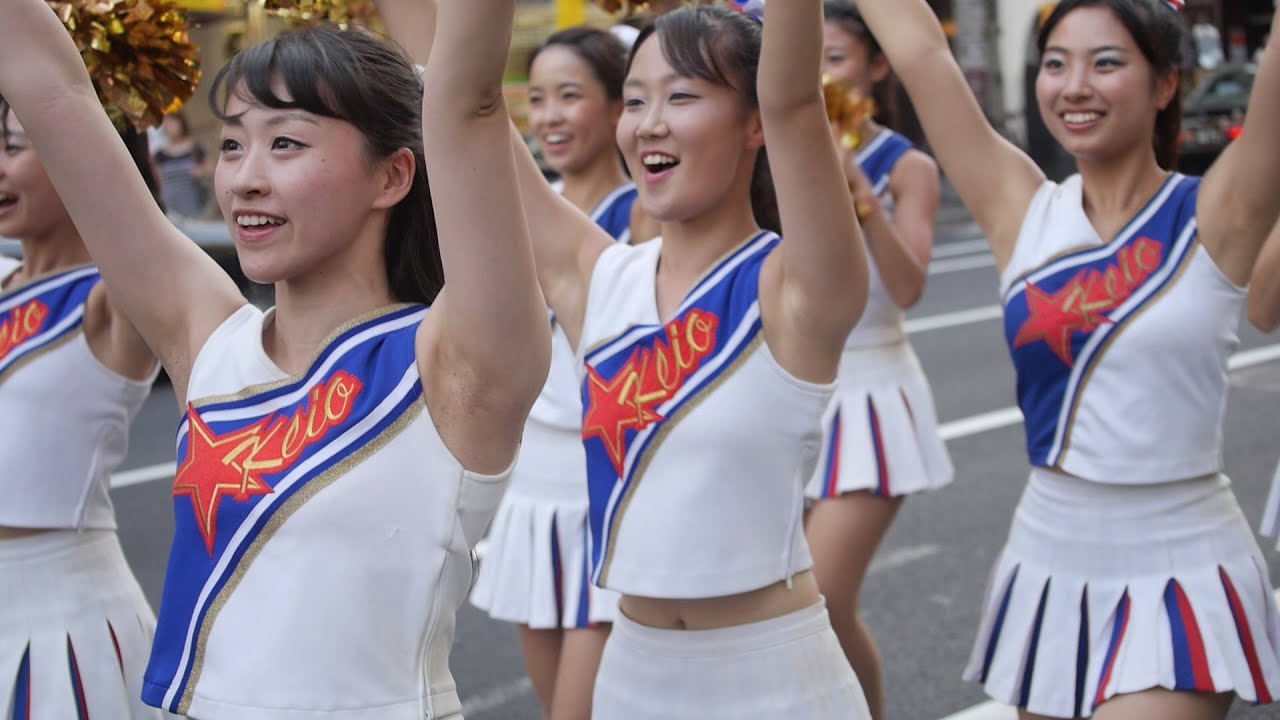 東京六大学野球2014春季リーグ戦優勝パレード 慶應義塾大学応援指導部