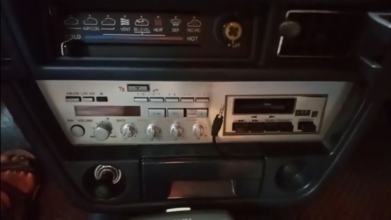 How to add an auxiliary input to the factory 280ZX stereo without