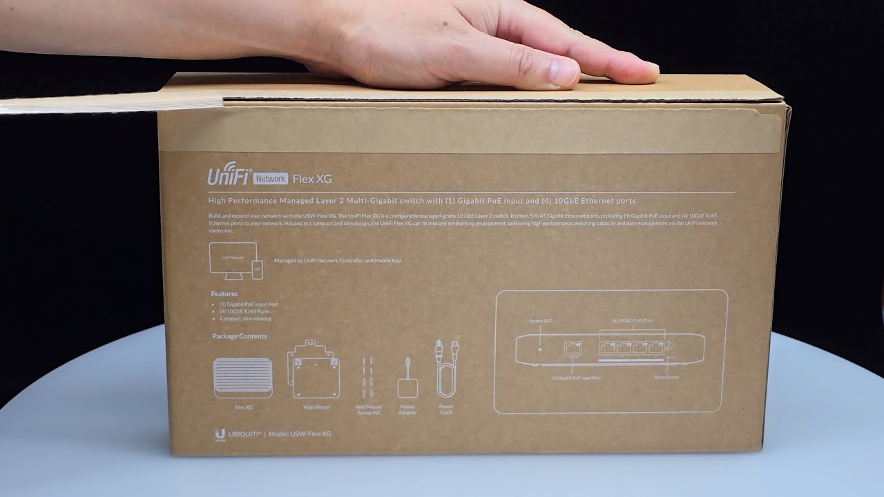 Mind-blowing 10 GbE Internet (WAN) and (LAN) with UniFi's USW-Flex