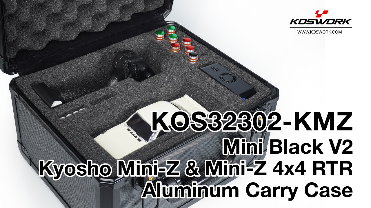 Koswork Mini Black V2 Kyosho Mini-Z & Mini-Z 4x4 RTR Aluminum
