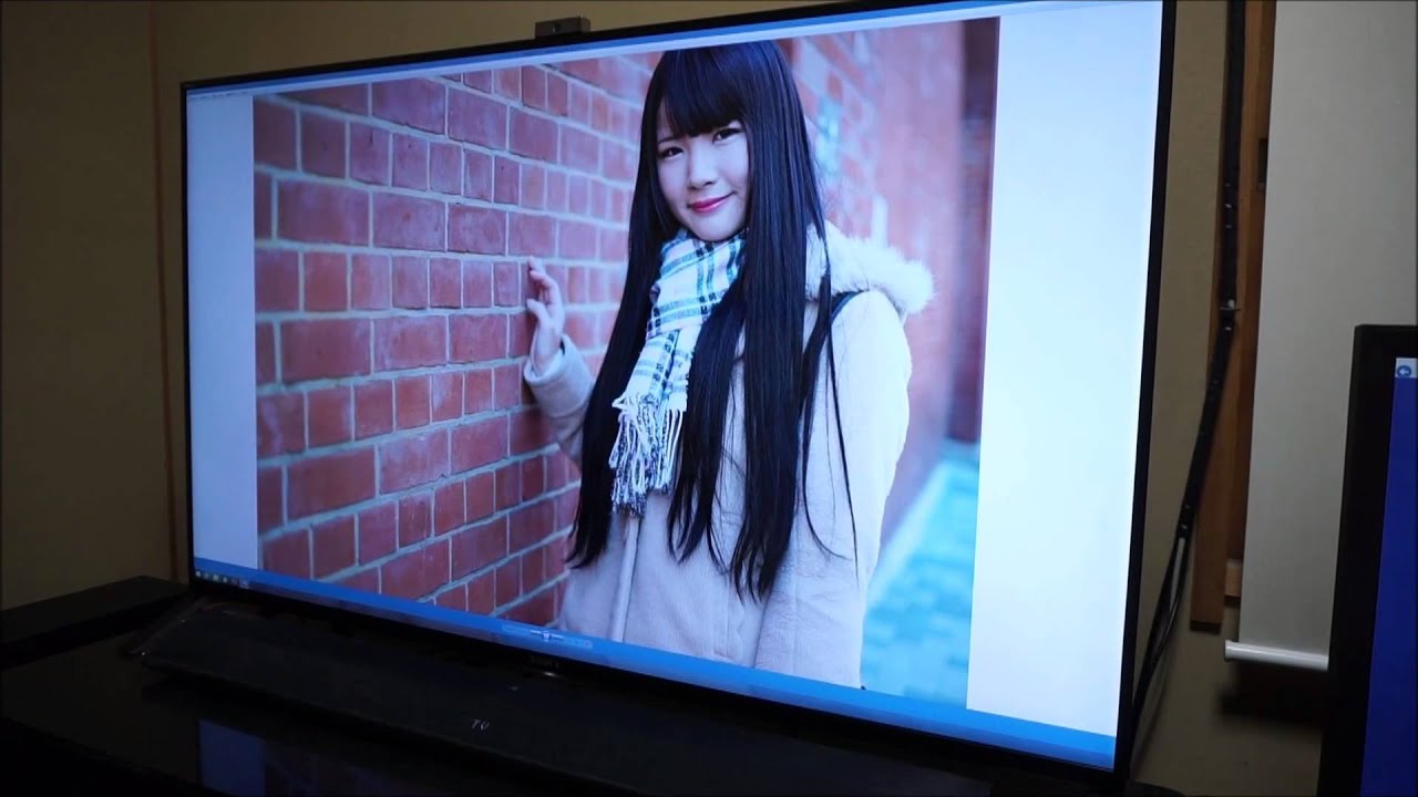 4K BRAVIA「KD-49X8500B」(49V型)をPCモニターとして使っています