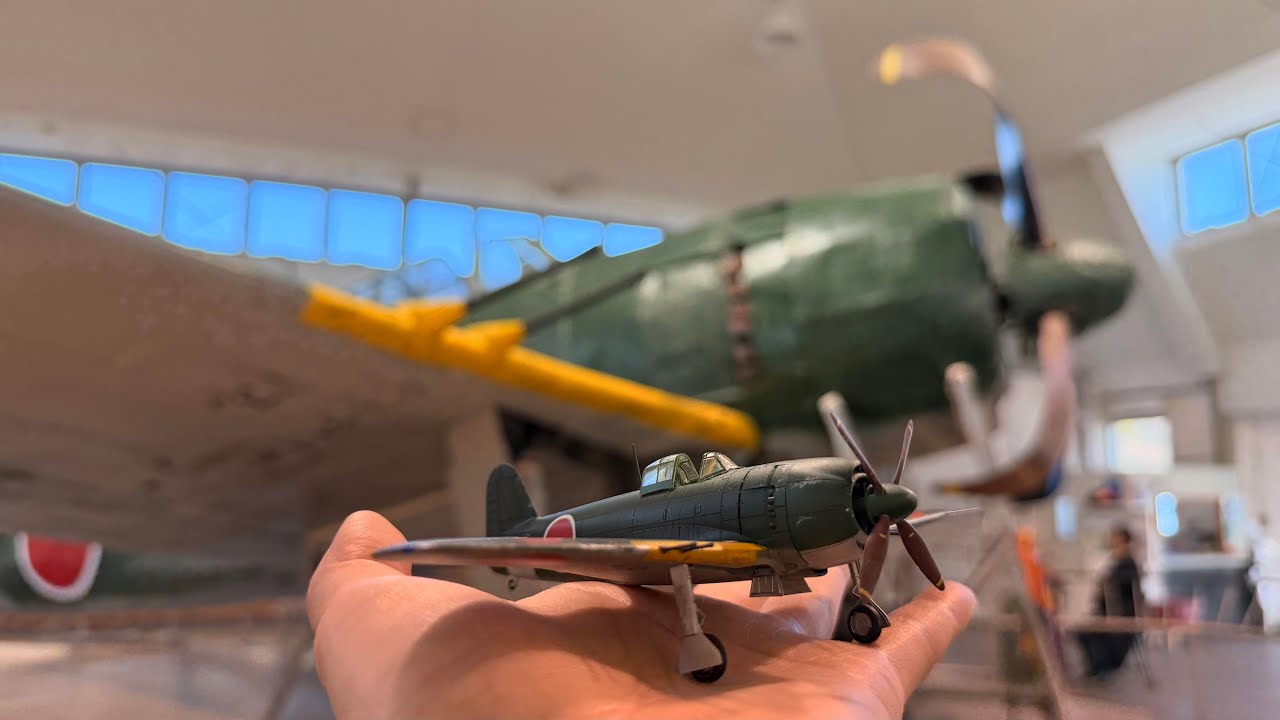 幻の戦闘機 紫電改 アオシマ1/72 紫電21型 N1K2-J を作って国内唯一