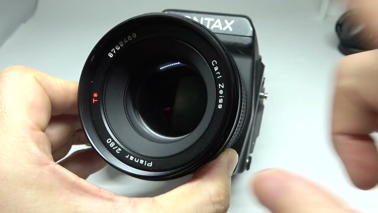 CONTAX コンタックス 645 中判フィルムカメラ + Carl Zeiss Planar