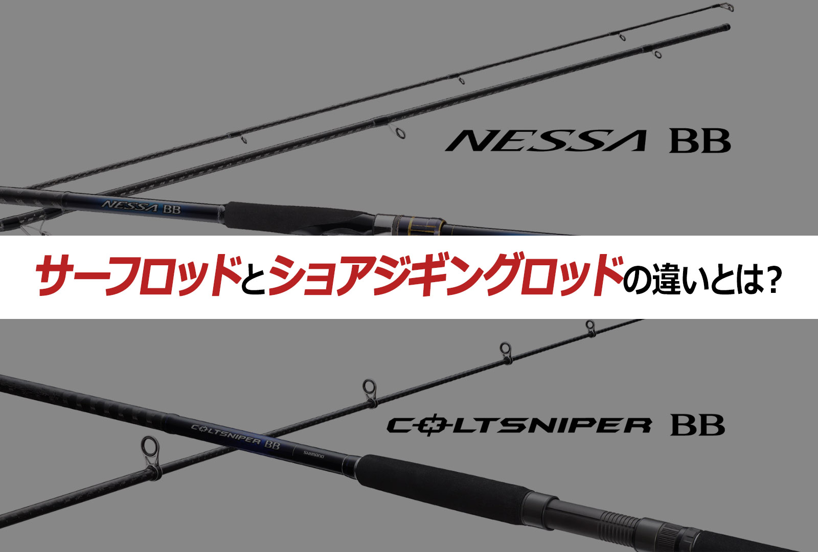 適合ルアーウエイトに騙されるな！サーフロッドとショアジギングロッド