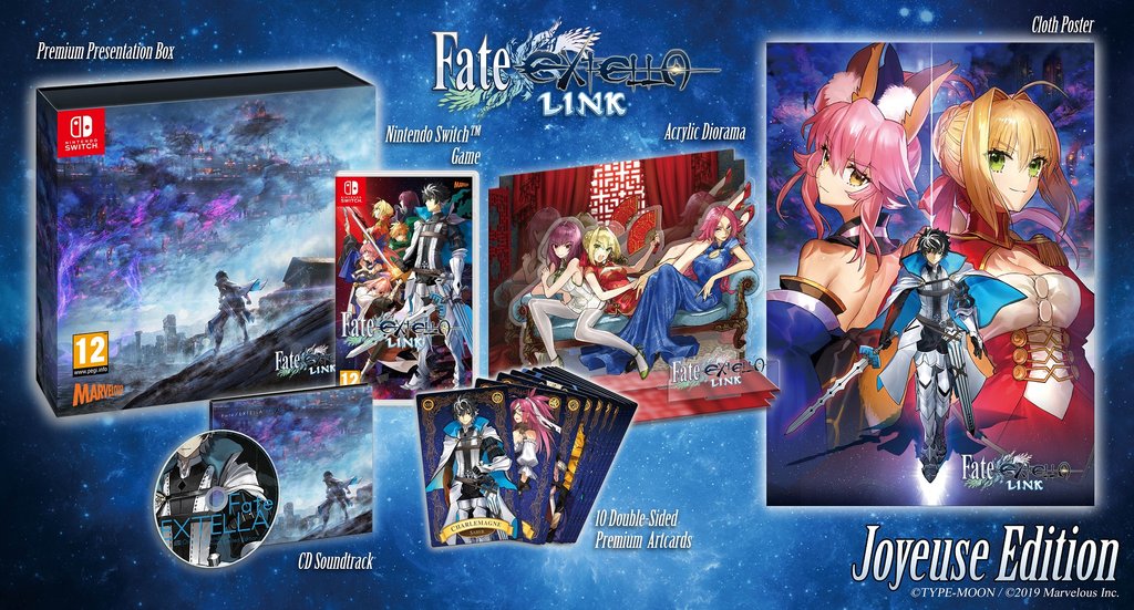 Europe: Fate/EXTELLA LINK Coming Q1 2019 And Two Limited Editions