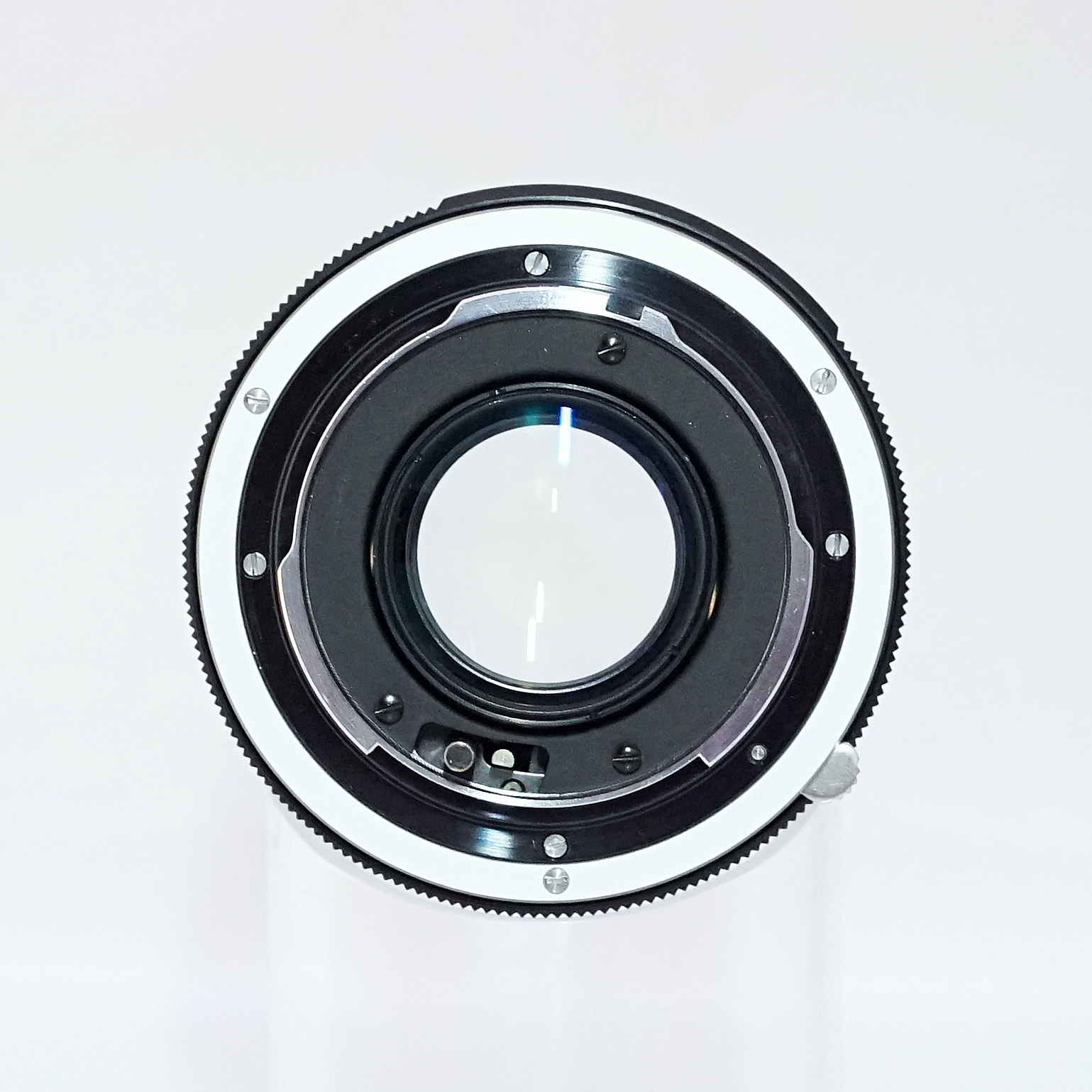 改造魔法ボケレンズ MINOLTA AUTO ROKKOR-PF 55mm F1.8 絞り込みレバー