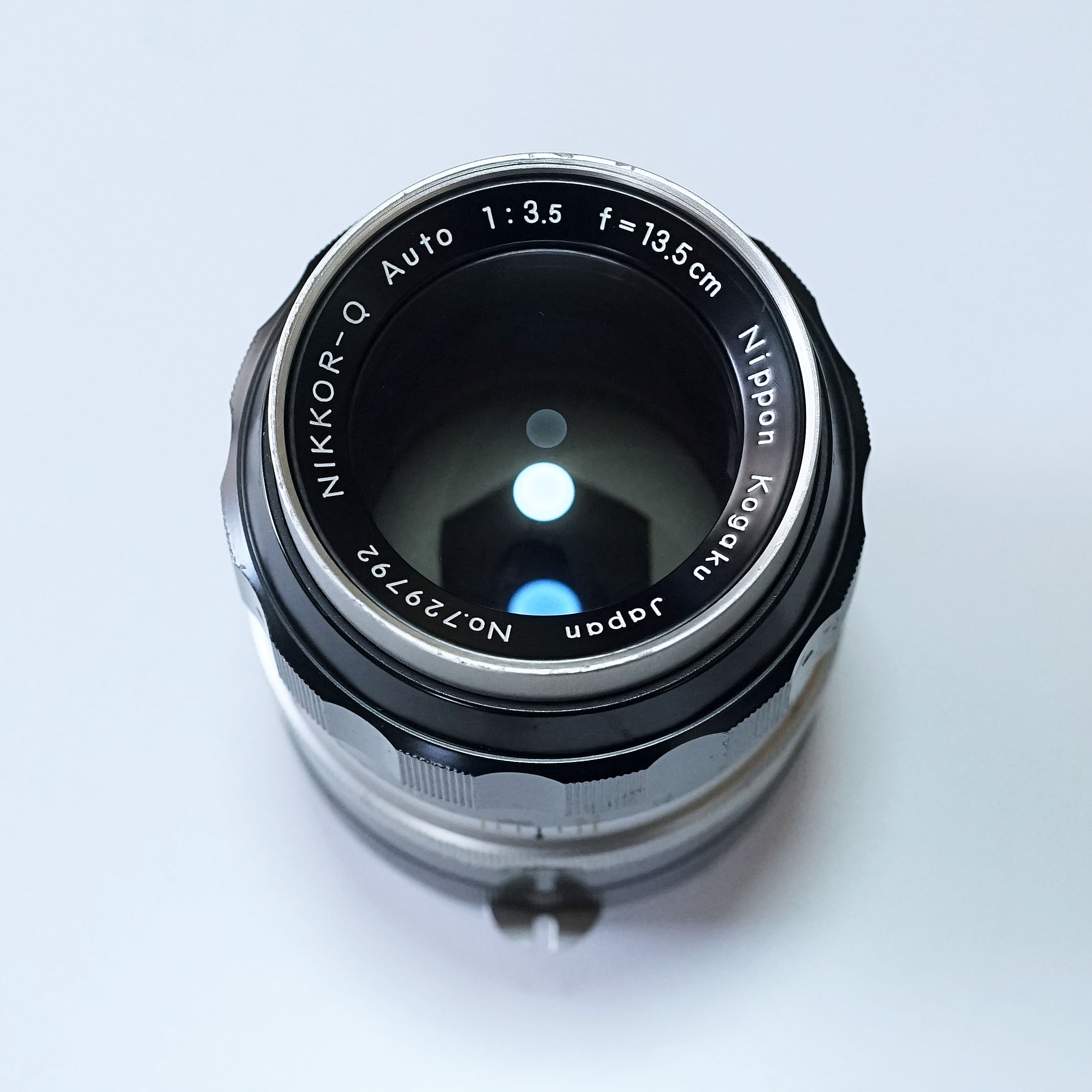 売り切れ NIKON NIKKOR-Q Auto 13.5cm F3.5（中古 Fマウント オールド