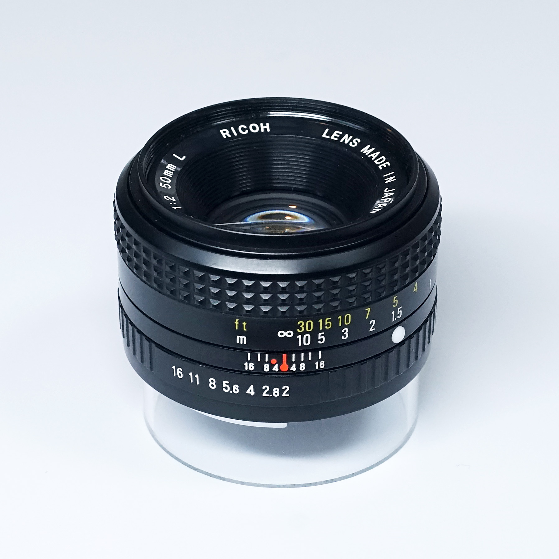 売り切れ RICOH XR RIKENON 50mm F2 L（中古 Kマウント オールドレンズ