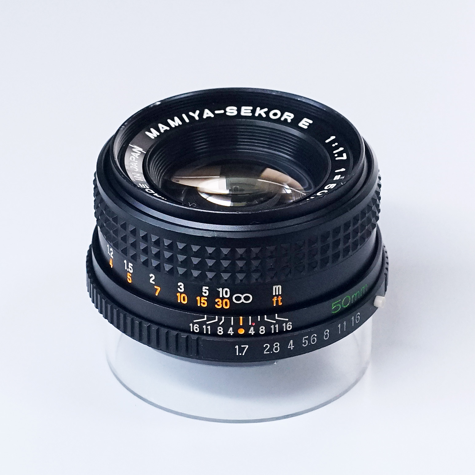 売り切れ MAMIYA SEKOR E 50mm F1.7（中古 ZEマウント オールドレンズ