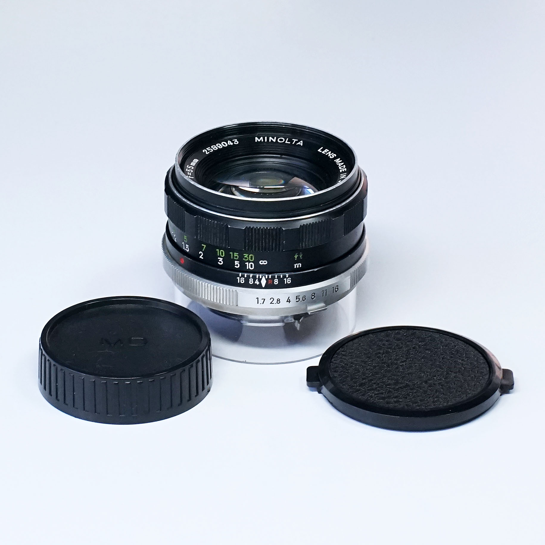 改造魔法ボケレンズ MINOLTA MC ROKKOR-PF 55mm F1.7 ¥6,800（中古 SR