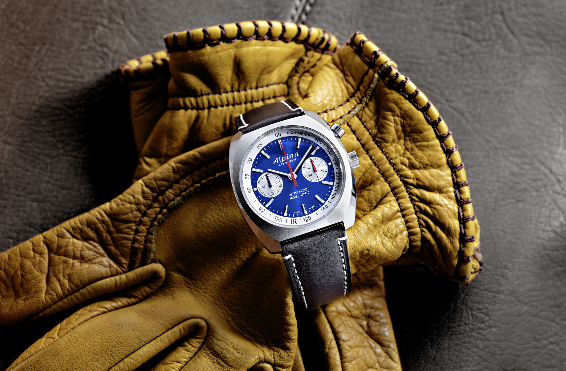 Alpina unveils the first chronograph from its Startimer Pilot