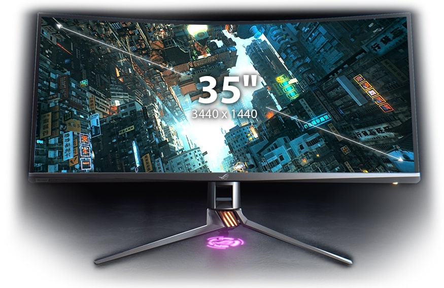 ASUSが35型ウルトラワイドHDRゲーミングモニター ASUS「ROG SWIFT