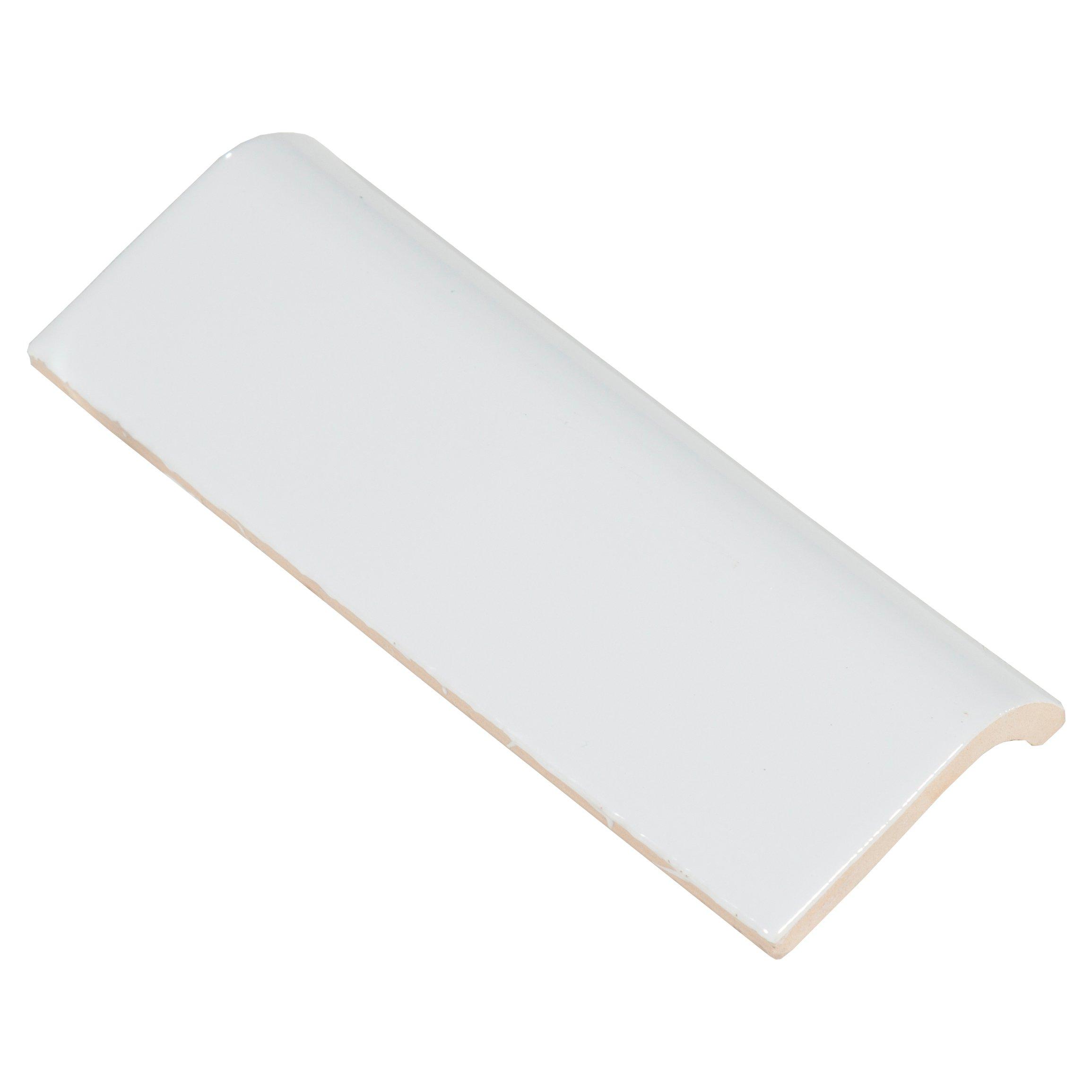 Bright White Ice Ceramic Mud Cap | Floor & Decor