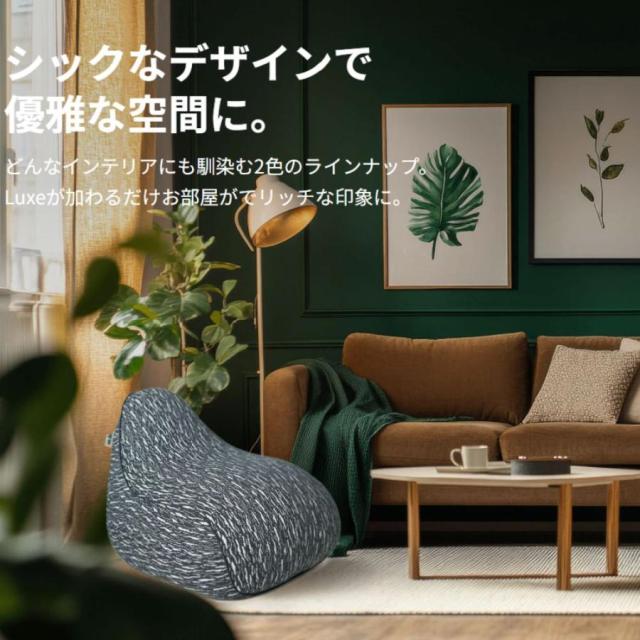 Luxe Max (ラックス マックス) 特大Lサイズ ビーズクッション 2人掛け