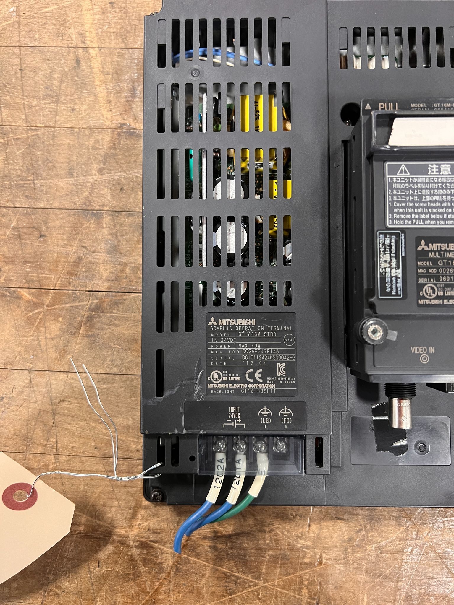 Used MITSUBISHI GT1685M-STBD HMI and Interface Panels IGAM0520055