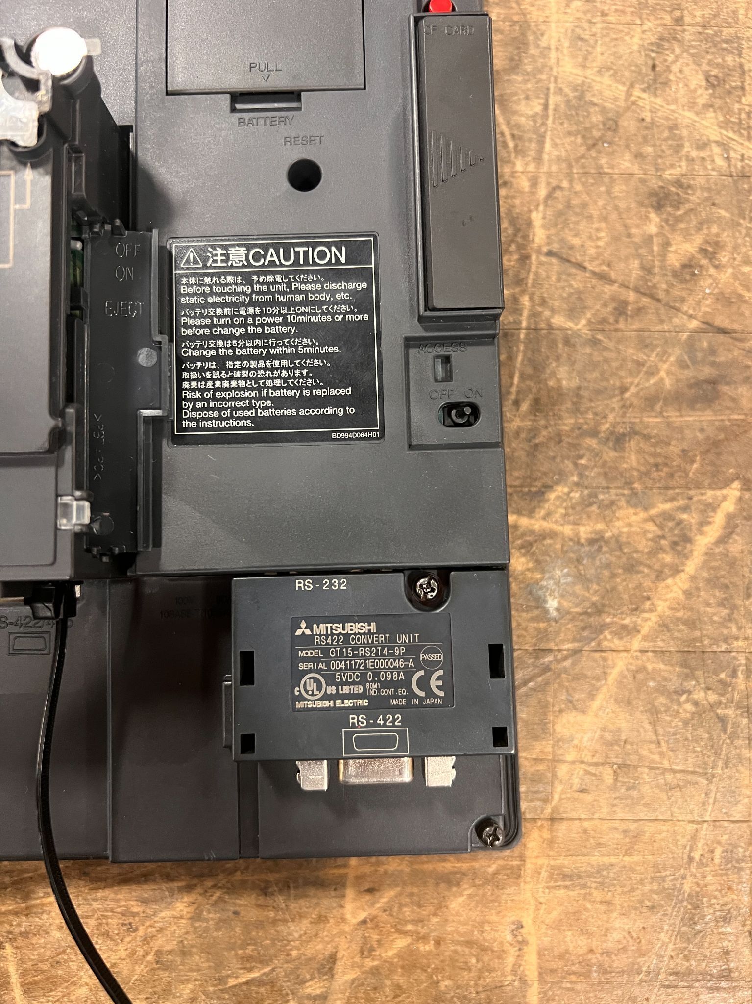 Used MITSUBISHI GT1685M-STBD HMI and Interface Panels IGAM0520055