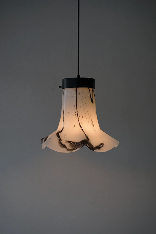 ドイツヴィンテージ照明 モダンガラスペンダントランプ | インテリア