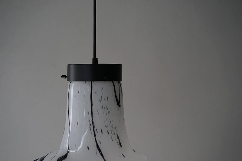 ドイツヴィンテージ照明 モダンガラスペンダントランプ | インテリア