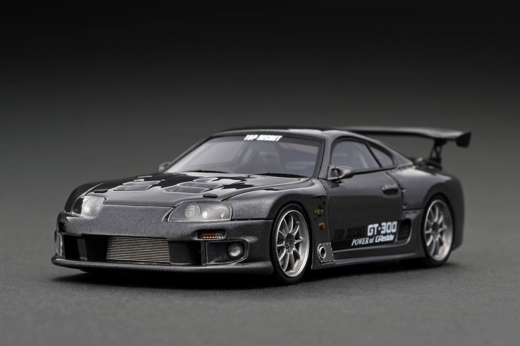 IG2951 TOP SECRET GT300 Supra (JZA80) Gun Metallic – ignition model