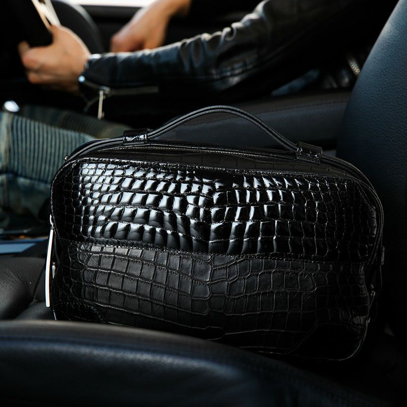 極上クロコダイル ボストンバッグ | 創業80年・池田工芸WEB本店（公式