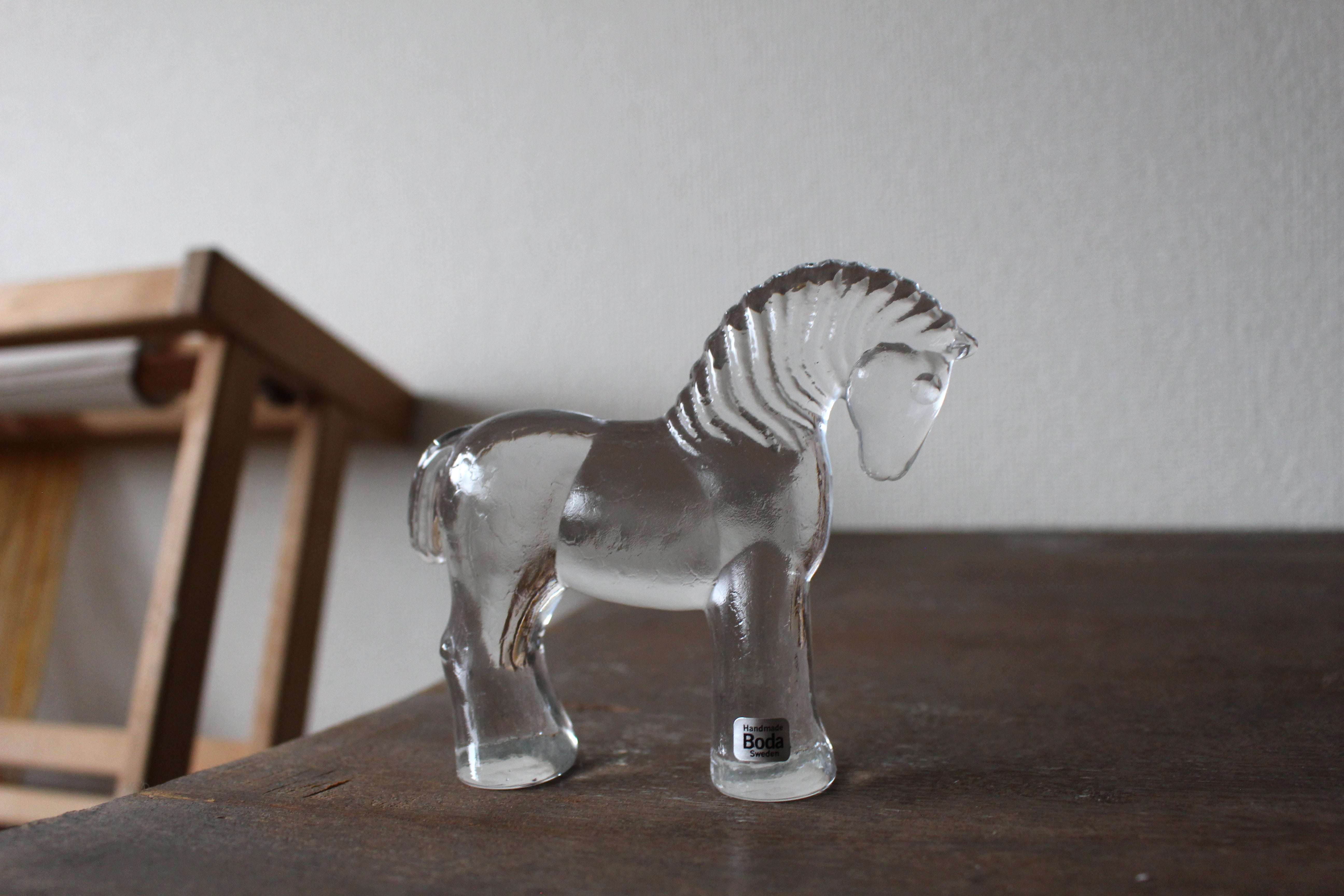 Kosta Boda (コスタボダ) / Zoo / 馬 ガラスオブジェ（箱付き） – Imaya