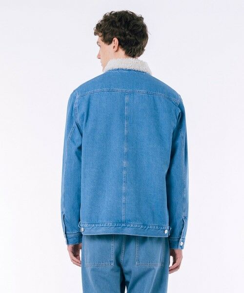 セール】 ボアライニングデニムジャケット （ブルゾン）｜LACOSTE