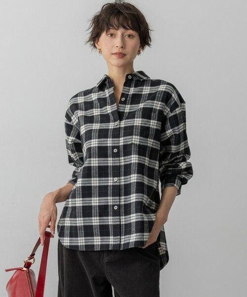 セール】 【洗える】ブラッシュド ビエラチェック シャツ （シャツ