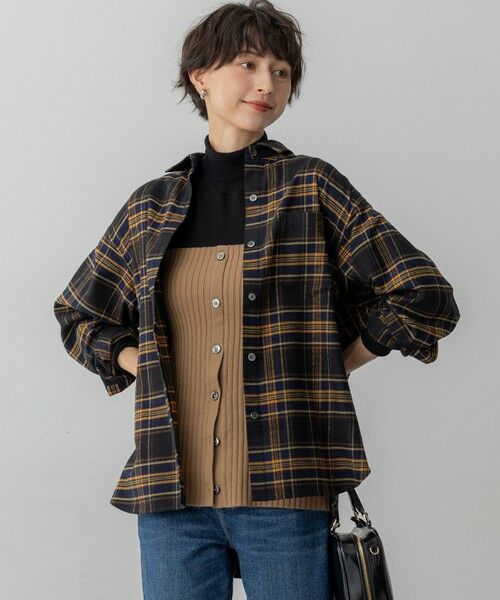 セール】 【洗える】ブラッシュド ビエラチェック シャツ （シャツ