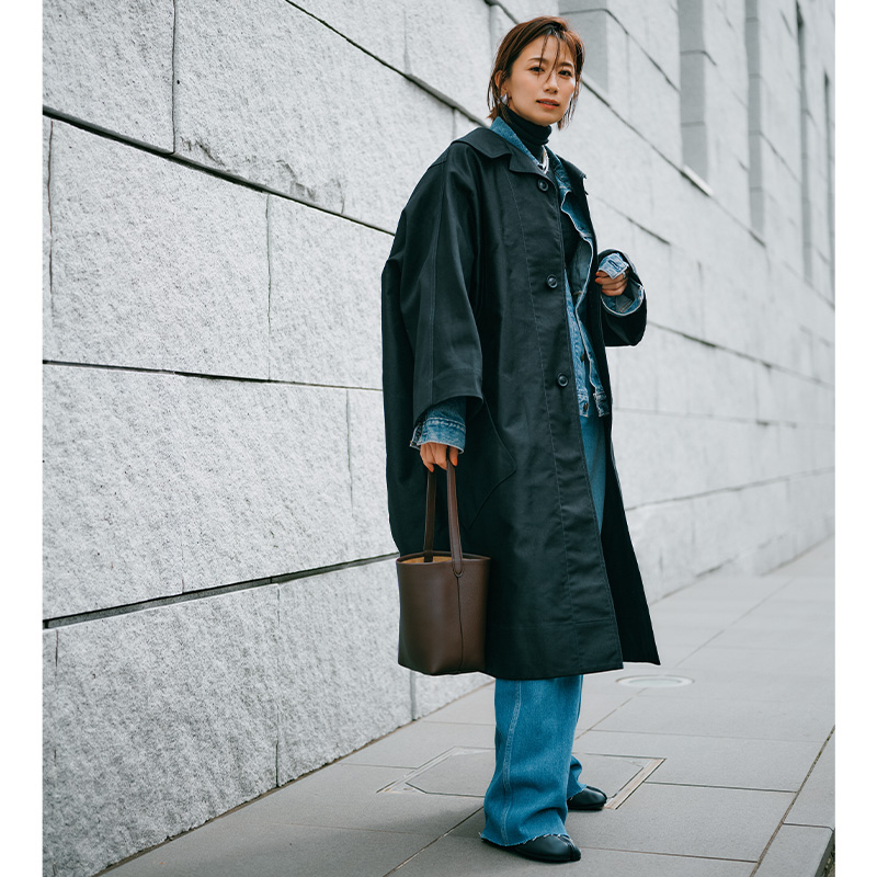 東原亜希さん『忙しい日は黒タートル一択！』行きついた名品ニットは