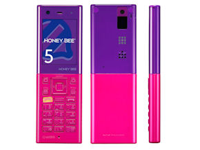 HONEY BEE初の防水対応――ウィルコム、「HONEY BEE 5」を11月15日発売