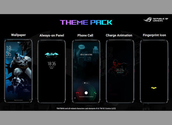 ASUS、バットマン仕様の「ROG Phone 6 BATMAN Edition」を10月7日発売