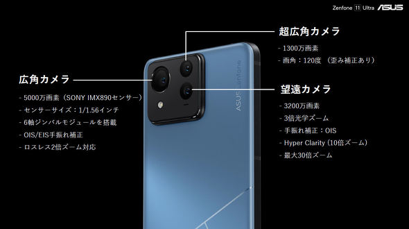 Zenfone 11 Ultra」日本上陸、カメラ強化＋生成AIの新機能も