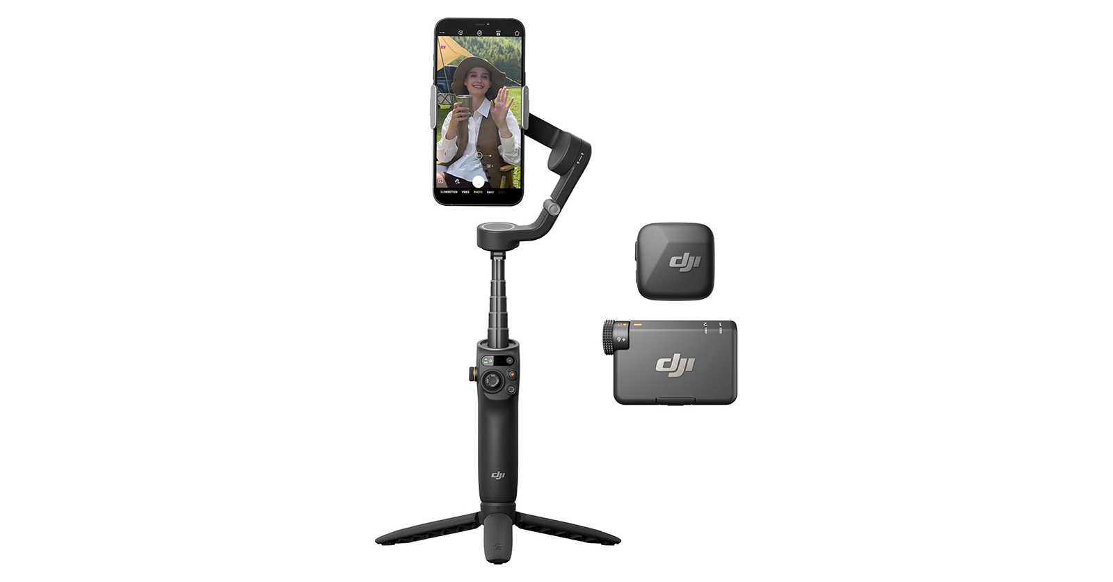 スマホVlog向けマイクとスタビライザー「DJI Osmo Mobile 6 + DJI Mic