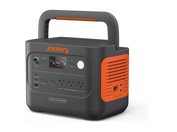 災害用に適した1070Wh電源「Jackery ポータブル電源 1000 New」が約12