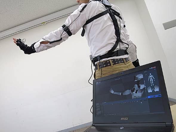 必要なのはPC1台 普通の会議室でモーションキャプチャーできる