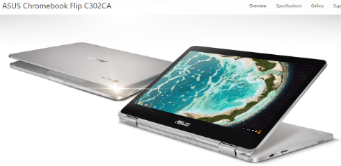ASUS、360度ヒンジでAndroidアプリも（もうすぐ）使える「Chromebook