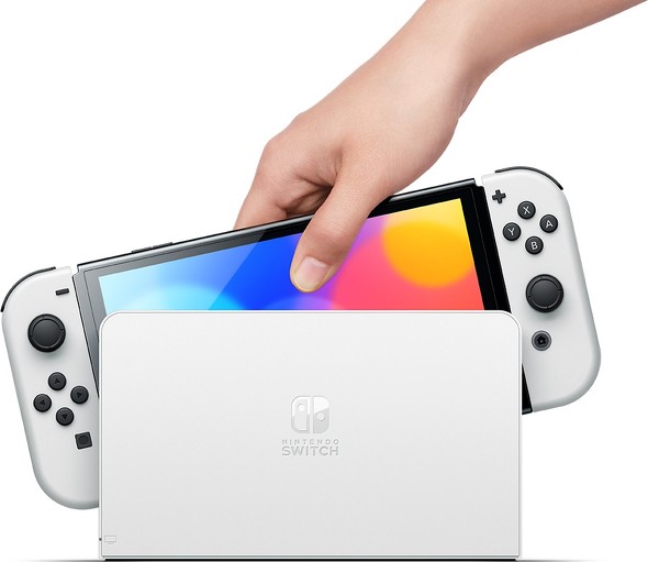 Nintendo Switchに新モデル、有機EL搭載で有線LANに対応 3万7980円で10