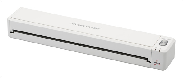 400グラムのモバイルスキャナー「Scansnap iX100」にスノーホワイト