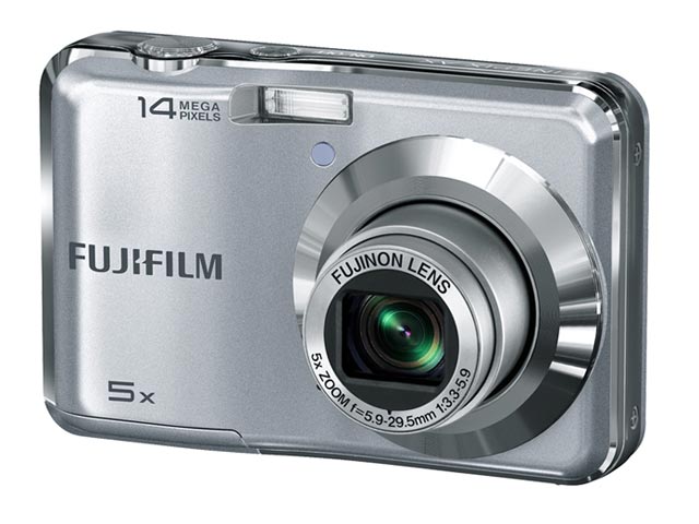 1400万画素CCDに5倍ズーム、充実装備の乾電池モデル「FinePix AX300