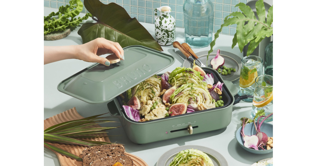 BRUNO】「コンパクトホットプレート」に5つの新色が登場！ ブランド10