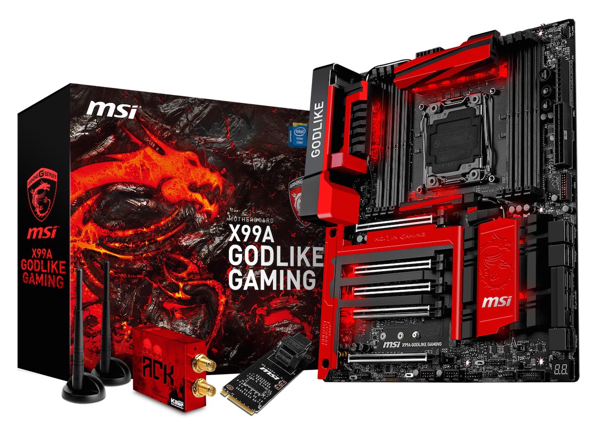 MSI、フルカラーLED発光ギミックも備えた最上位ゲーミングマザー「X99A