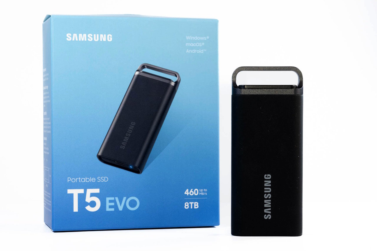 手のひらサイズで最大8TB！ USB 3.2 Gen 1対応の「Samsung Portable