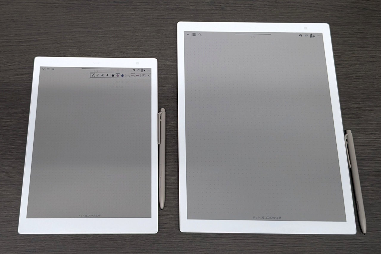 FCCLの電子ペーパー端末「QUADERNO（クアデルノ）」に新モデル カラー