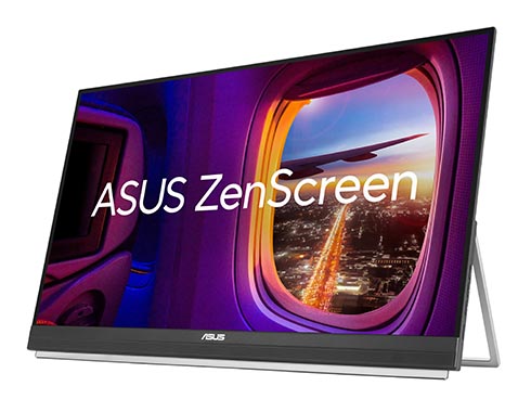 ASUS、持ち運びにも向く軽量筐体を採用した27型WQHD液晶ディスプレイ