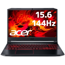 Acer Nitro 5 (144Hz/15.6型フルHD/Core i7-10750H/GTX1660Ti/16GB